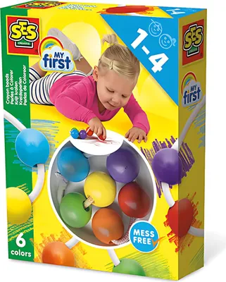 Zdjęcie produktu dla SES Creative My First 00244, 6 szt., Wielobarwny, Wielobarwny, Okrągły, Dziecko, 1 lat(a)