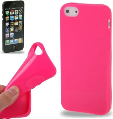 Produktbild von Schutzhülle TPU für Handy Apple iPhone 5 / 5s Pink