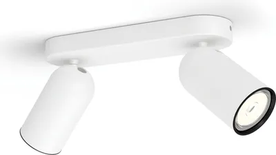 Obrázok produktu pre Philips myLiving 5058231PN, Bodové osvetlenie, GU10, 2 žiaroviek, LED, 220-240 V, Biela