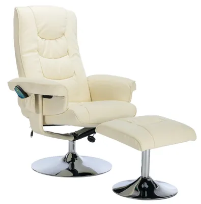 Immagine prodotto di Sedia ergonomica - Sedia massaggiante - Poltrona relax - Poltrona confortevole - Rivestimento in ecopelle - Schienale regolabile