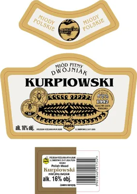 Produktbild von Kurpiowski Dwojniak-Honig (Halber) 10L Kanister | Honigwein