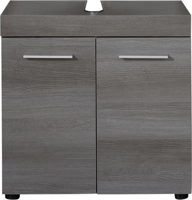 Produktbild von trendteam Bad Waschbeckenunterschrank Runner/Moon Sardegna Rauchsilber Melamin 58 x 57 x 31 cm