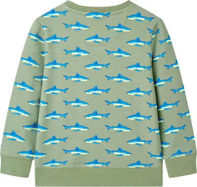 Produktbild von vidaXL Kinder-Sweatshirt Helles Khaki 128