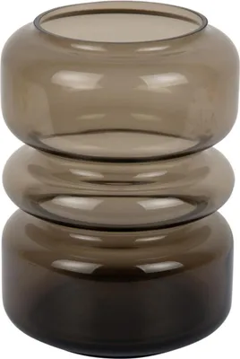 Produktbild von Present Time - Vase Maravillo - Braun - 14.5x14.5x20cm