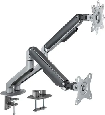 Produktbild von TooQ DB4132TNR-G, Klemme /Bolzen, 18 kg, 43,2 cm (17"), 81,3 cm (32"), 100 x 100 mm, Schwarz