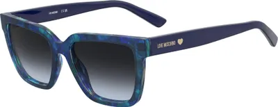 Obrázek produktu pro Moschino Love MOL087/S Blue 55/17/140 Dámské sluneční brýle