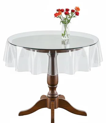 Obrázek produktu pro Průhledná PVC ubrus, kulatý, 152 cm