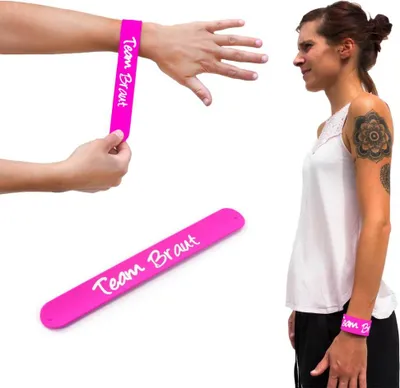 Produktbild von Oblique Unique Schnapparmband Klatscharmband Team Braut JGA Junggesellinnenabschied