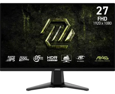 Produktbild von MSI MAG 275F E20, 68,6 cm (27"), 1920 x 1080 Pixel, Full HD, LCD, 0,5 ms, Schwarz