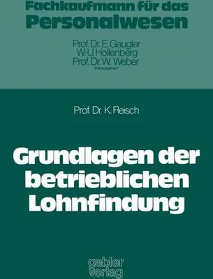 Immagine prodotto di Grundlagen der betrieblichen Lohnfindung