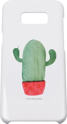 Produktbild von Mr. & Mrs. Panda Samsung Galaxy S8 plus Handyhülle  Kaktus Wut - Weiß - Geschenk, Kollege, Cover, Kakteen, Hülle, Handy, Case, ärgern, Kollegin, Chefin