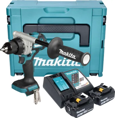 Immagine prodotto di Makita DDF 492 RFJ Avvitatore a batteria 18 V 141 Nm Brushless + 1x batteria 3,0 Ah + caricabatteria + Makpac
