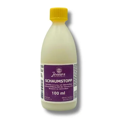 Produktbild von Oeno Foam Stop 100ml Schaumstopp - Anti Schaumbildung - Schaumverhüter zum Destillieren, Einmaischen und bei der Gärung