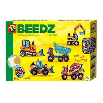 Produktbild von SES String Perlen - Baufahrzeuge bauen