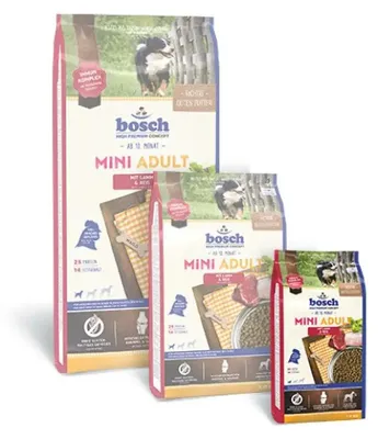 Zdjęcie produktu dla Bosch 5205001, Dorosły, Mini (5 - 10 kg), Jagnięcina, Ryż, 1 kg, Bezglutenowe