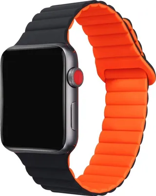 Produktbild von Celly WBANDMAGBKOR, Uhrenarmband, Apple, Watch 42 mm, Watch 44 mm, Watch 45 mm, Silikon, 20 mm, 220 mm