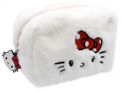 Zdjęcie produktu dla Pluszowa kosmetyczka Hello Kitty na kosmetyki i akcesoria