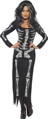 Produktbild von Knöchellanges Knochenkleid Größe: L