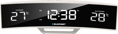 Produktbild von Blaupunkt CR12 Radiowecker Uhren-Radio Wecker Außensensor Innen- Temperatur