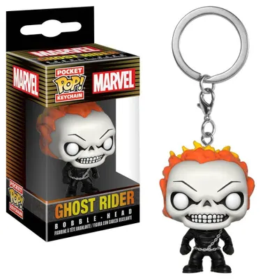 Produktbild von FUNKO POCKET POP SCHLÜSSELANHÄNGER PORTACHIAVI MARVEL BLACK PANTHER MINI-FIGUR  Funko