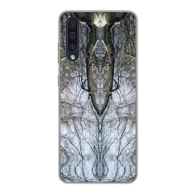 Produktbild von MuchoWow® Handyhülle Schutzhülle Hülle für Samsung Galaxy A30s Baum - Kunst - Psychedelisch Silikon Softcase Handy Hülle - Karteninhaber