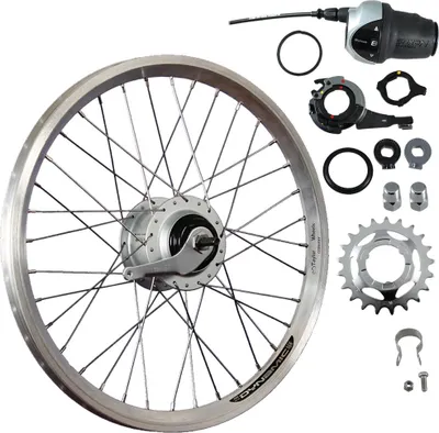 Produktbild von 20 Zoll Hinterrad Shimano Nexus Inter 8 SG-C6000 Rücktrittbremse silber
