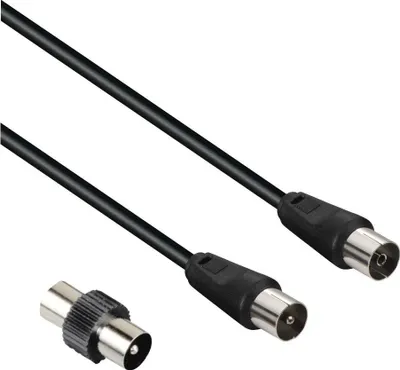 Image de Hama 00205308 câble coaxial 3 m Noir