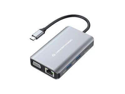 Produktbild von Conceptronic DONN21G 7-in-1 Dockingstation