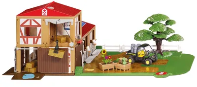 Produktbild von siku 5608, Bauernhof, Kunststoff, Multicolor, Inkl. Fahrzeug (Metall) und Zubehör, Vielseitig aufbaubar, Viele Funktionen