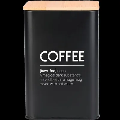 Obrázek produktu pro Černá krabice na kávu 10/10/14 cm