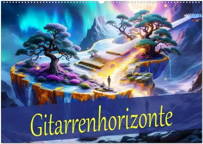 Produktbild von Gitarrenhorizonte (Wandkalender 2026 DIN A2 quer), CALVENDO Monatskalender