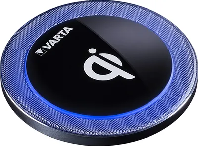 Immagine prodotto di Varta 59018 Caricatore Qi wireless, nero-grigio - per smartphone e dispositivi con standard Qi