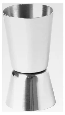 Produktbild von Cocktail Messbecher, BarUp, 2 Messmengen, polierte Ausführung, Edelstahl, silber