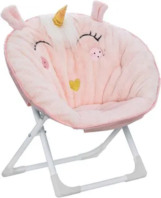 Produktbild von Famanu Faltstuhl Einhorn Lichtrosa - Kinderzimmerstuhl