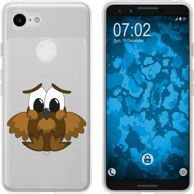 Produktbild von PhoneNatic Case kompatibel mit Google Pixel 3 Silikon-Hülle Cutiemals M9
