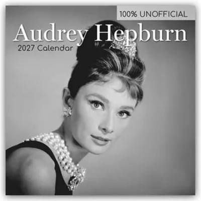Immagine prodotto di Calendario da parete Audrey Hepburn 2027 – Calendario di 16 mesi: Original The Gifted Stationery Co. Ltd [Multilingue] [Calendario] (Calendario da parete)