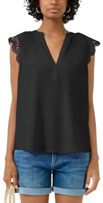 Produktbild von QS Blusetop mit Spitze