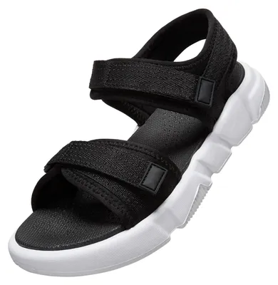 Produktbild von Herren-Trekkingsandalen Sportliche Offene Zehen Atmungsaktiv Schwarz 41 EU