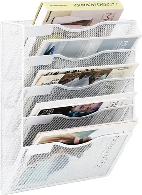 Productafbeelding van Famanu documentenorganizer, wandmontage - 5 compartimenten, wit