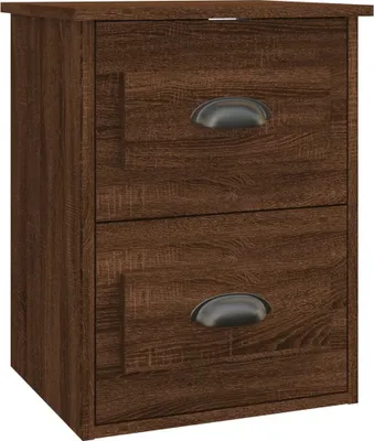 Immagine prodotto di Comodino a Parete Rovere Marrone 41,5x36x53 cm