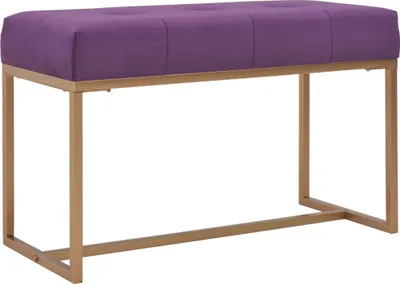 Obrázek produktu pro Lavice 80 cm fialová sametová