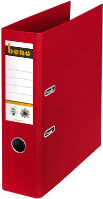 Produktbild von bene No.1 Ordner rot Karton 8,0 cm DIN A4