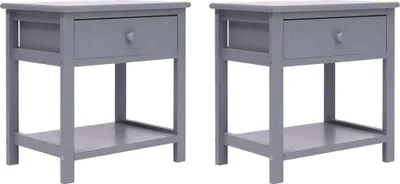 Zdjęcie produktu dla VidaXL 284051, Szary, MDF, Paulownia, Sklejka, 325 x 240 x 100 mm, 400 mm, 290 mm, 420 mm