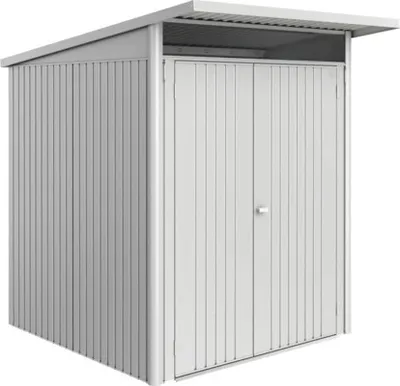 Produktbild von Gartenhaus biohort AvantGarde Eco A1 Doppeltür 180 x 220 cm silber-metallic