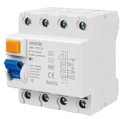 FI-Schutzschalter 63A 30mA 4-polig Typ B RCD