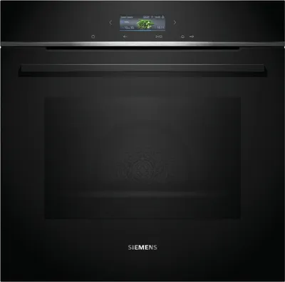 Produktbild von Siemens,iQ700, HB734G1B1 Einbau-Backofen, Schwarz, Edelstahl, EEK: A+