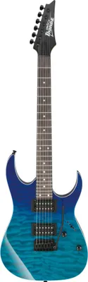 Produktbild von Ibanez E-Gitarre GRG120QASP-BGD Blau-Verlauf, 64,8 cm Mensur, 2 Humbucker, Tremolo
