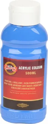 Obrázek produktu pro Koh-i-noor 1627/0430 - akrylová barva 500 ml, kobalt