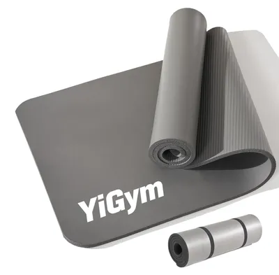 Image de Tapis de gymnastique, 195 x 61 x 1,2 cm, tapis de yoga, tapis de fitness épais