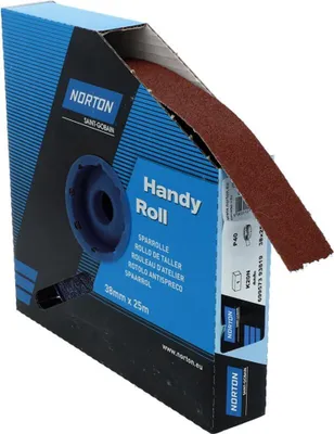 Produktbild von Saint Gobain Norton Clipper Sparrolle K20N 38 mmx25 m P40